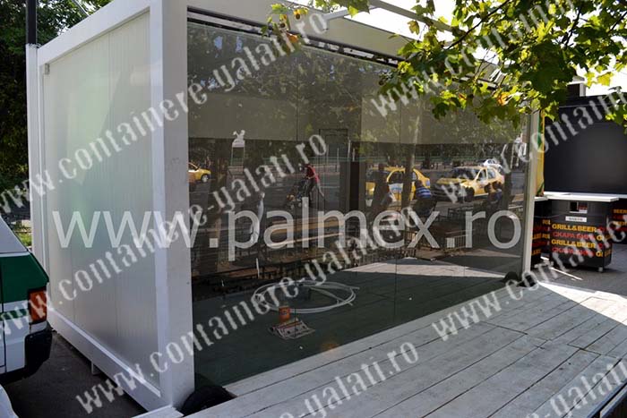 container perte geam Ploiesti
